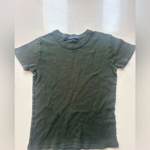 Brandy Melville Dark Green Short Sleeve Tee